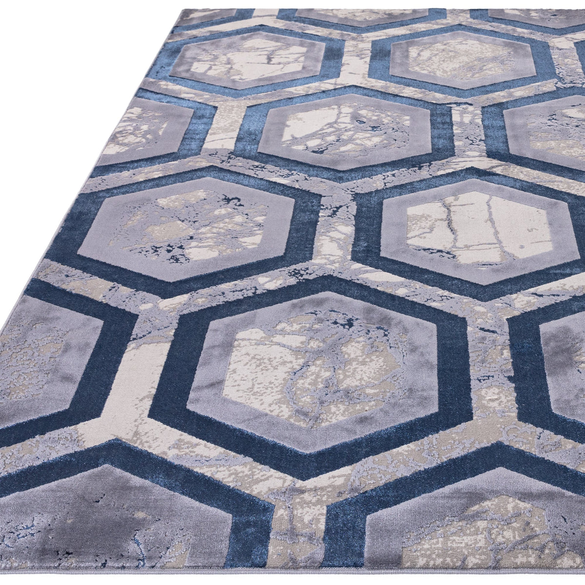 Aurora AU19 Hexagon rug