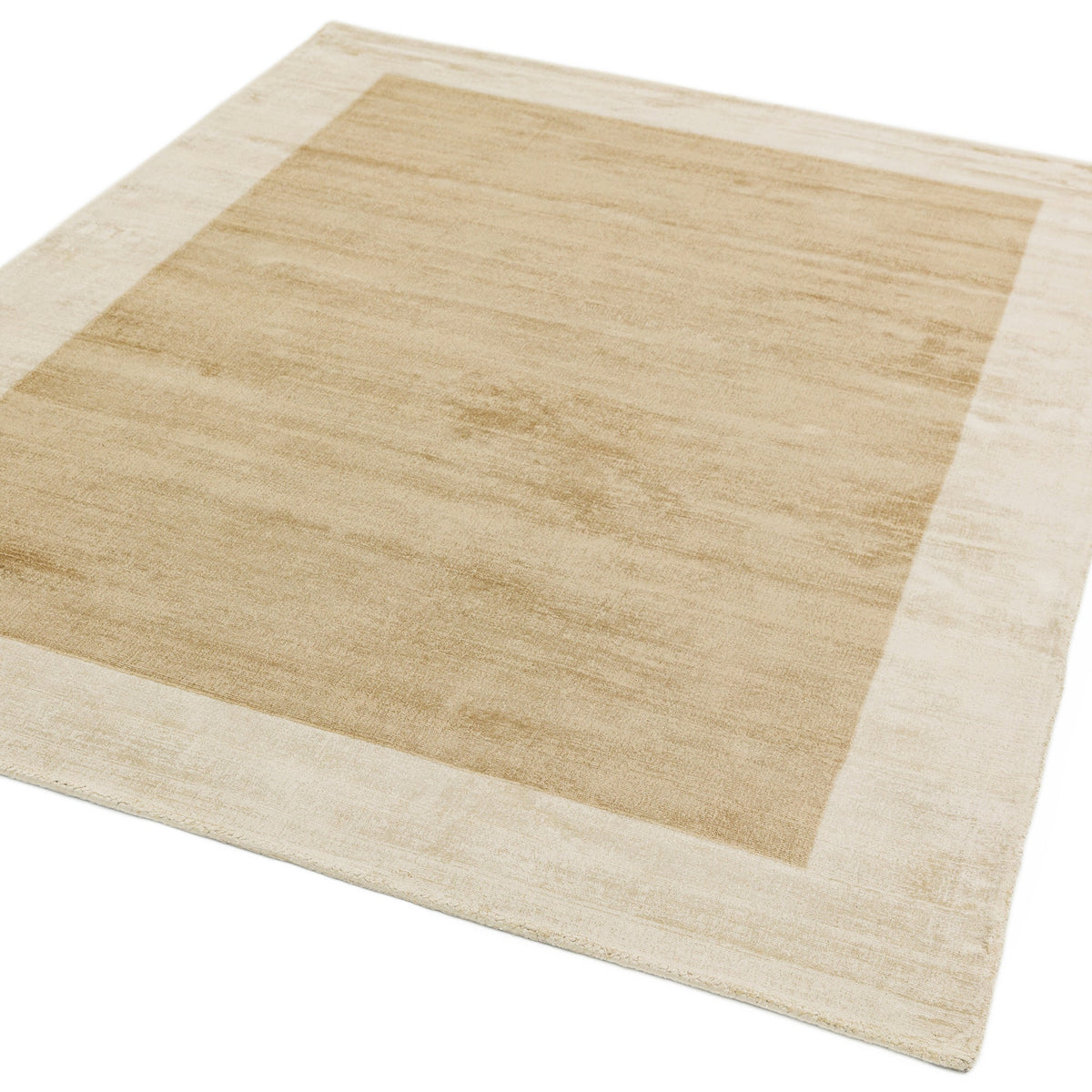 Blade border - champagne putty rug