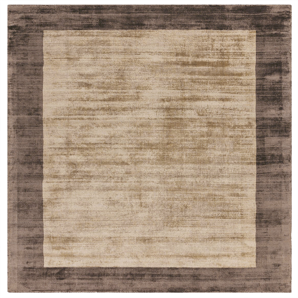 Blade border -Mocha Chocolate rug
