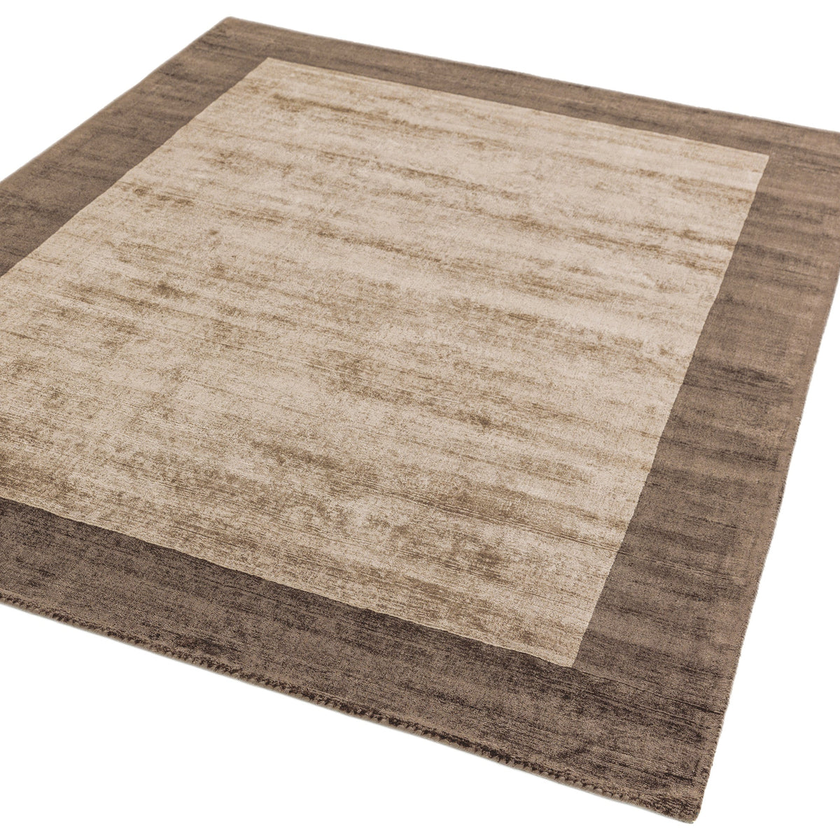 Blade border -Mocha Chocolate rug