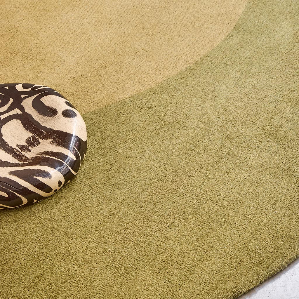 Element Lane Green rug in situ