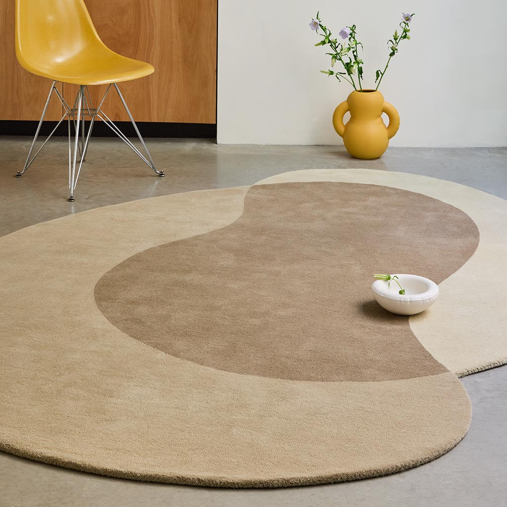 Element Lane Neutral rug styled in a room setting