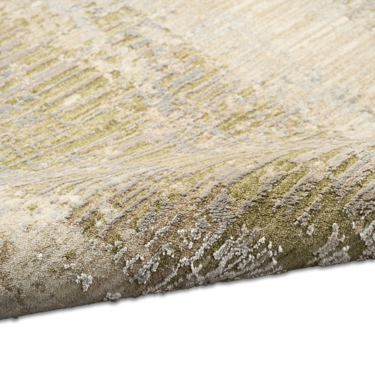 Calvin Klein Drift DRF01 Beige Sage rug texture close-up