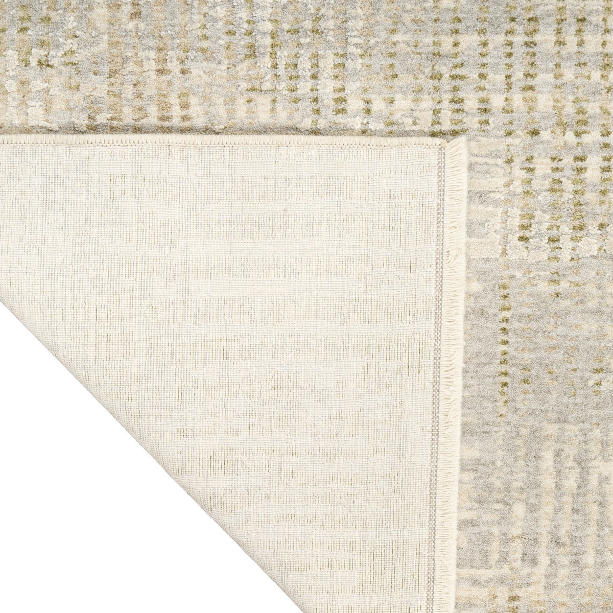 Calvin Klein Drift DRF02 Grey rug corner detail