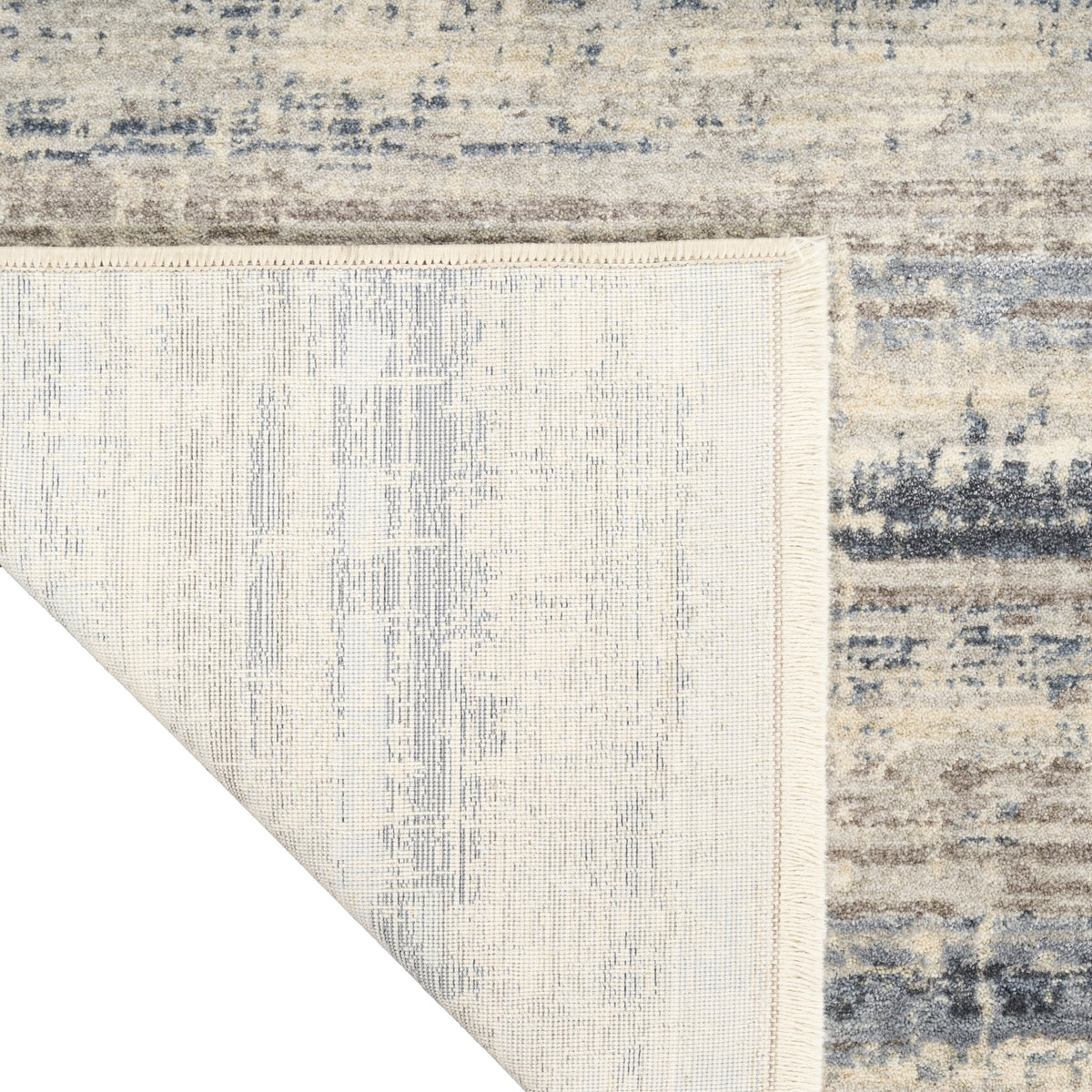 Calvin Klein Drift DRF03 Blue rug corner detail