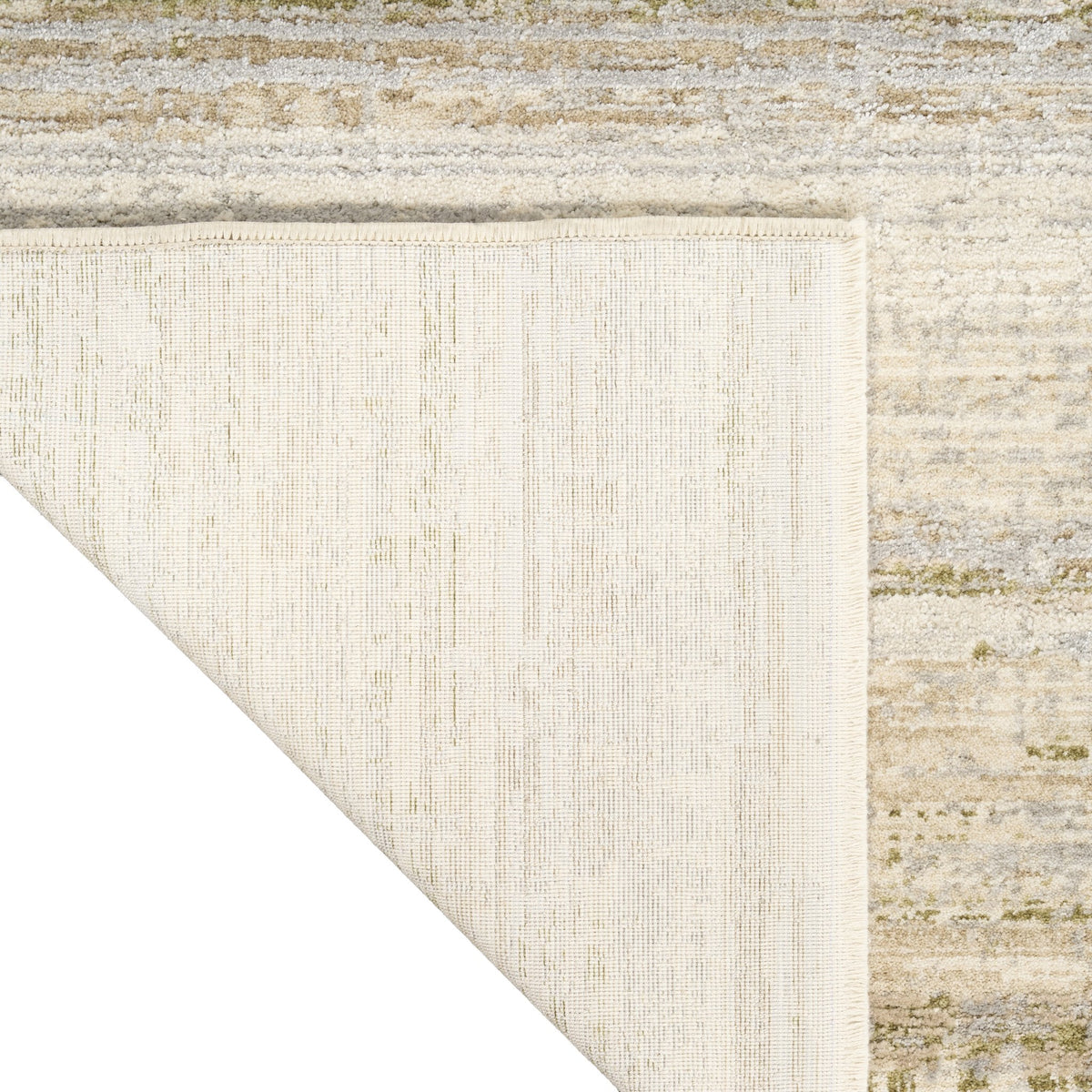Calvin Klein Drift DRF03 Sand rug corner detail