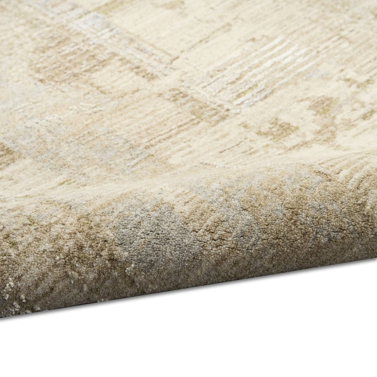 Calvin Klein Drift DRF04 Beige Grey rug texture close-up