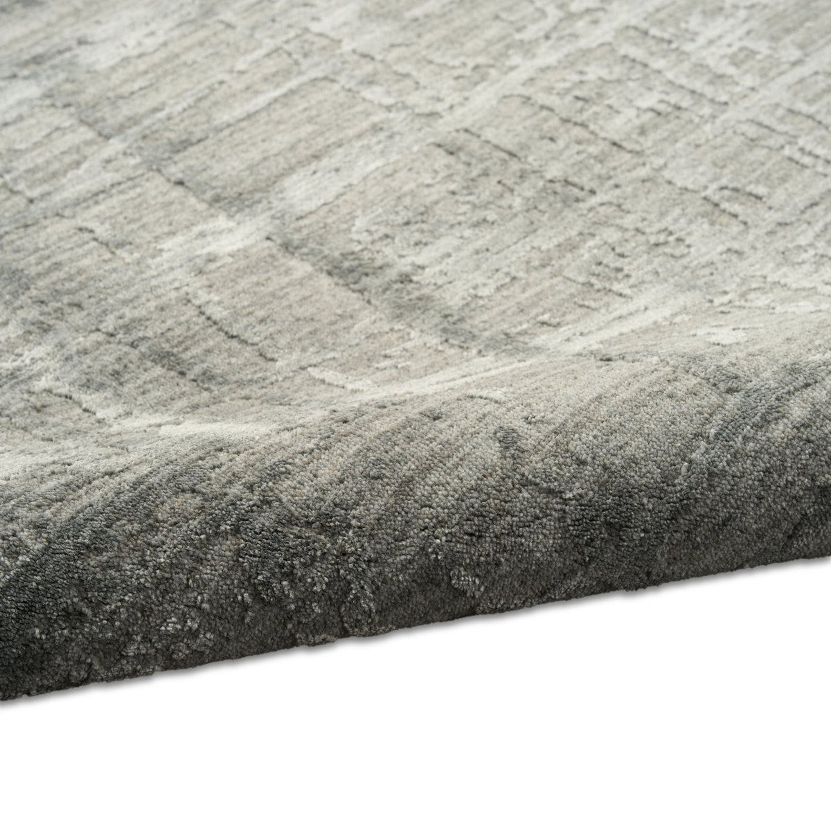 Calvin Klein Latitude LTD01 Slate rug texture close-up