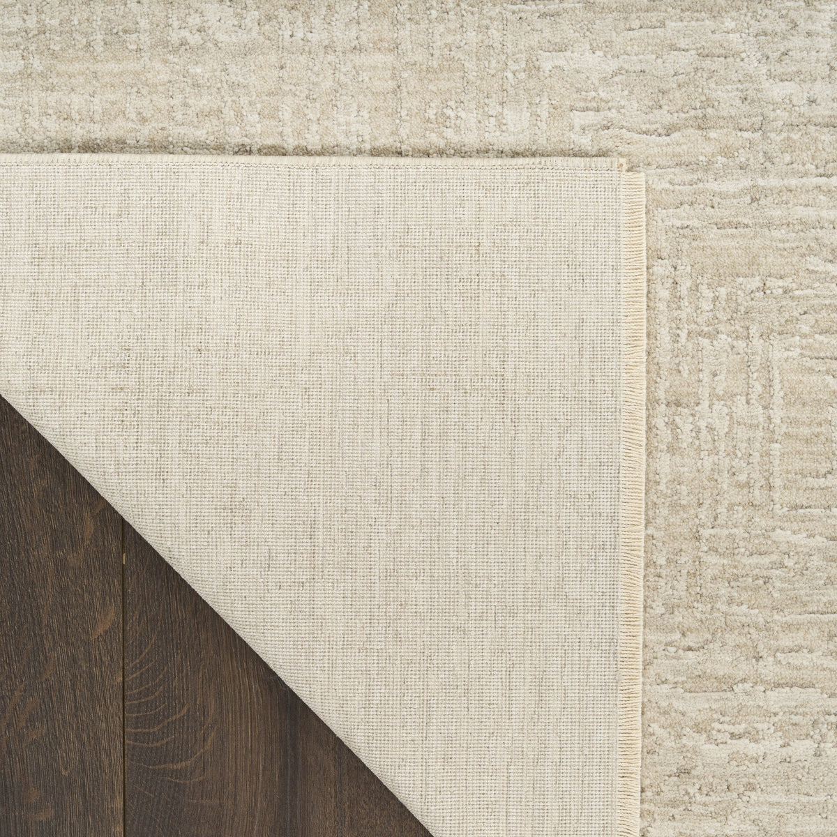 DKNY Madison Square MSQ01 Ivory Beige rug corner detail