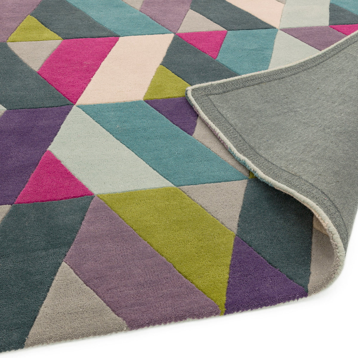 Funk Chevron Blue Green rug