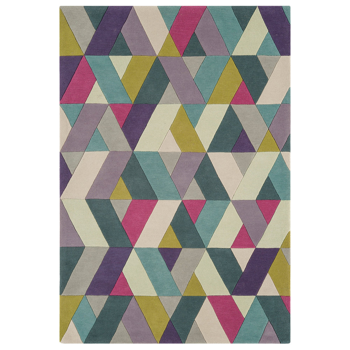 Funk Chevron Blue Green rug