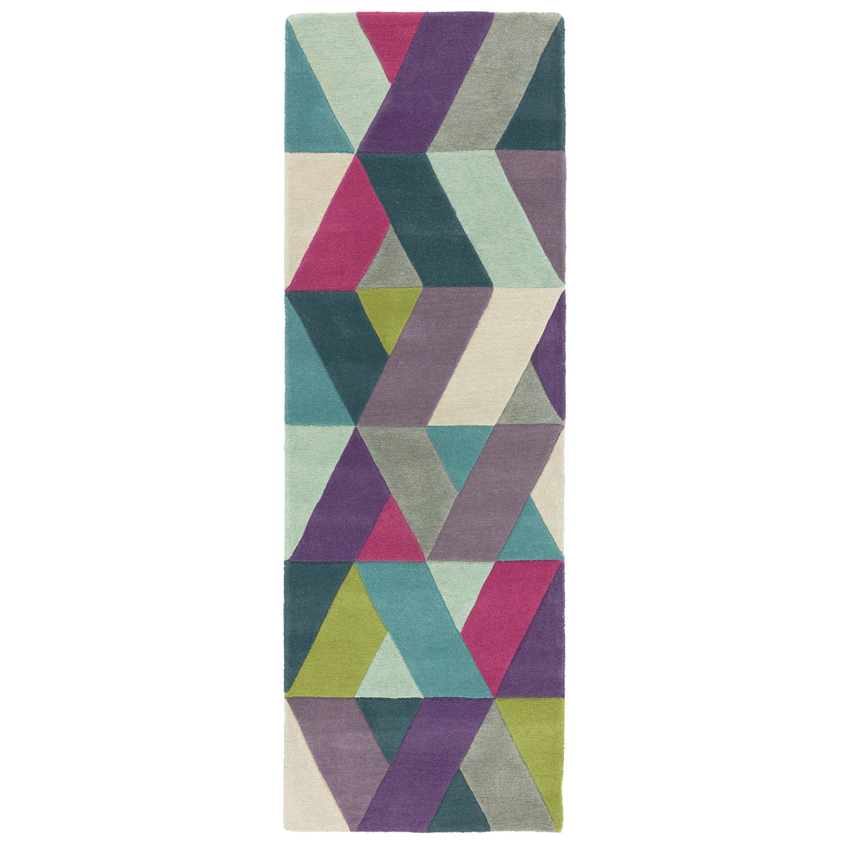 Funk Chevron Blue Green rug