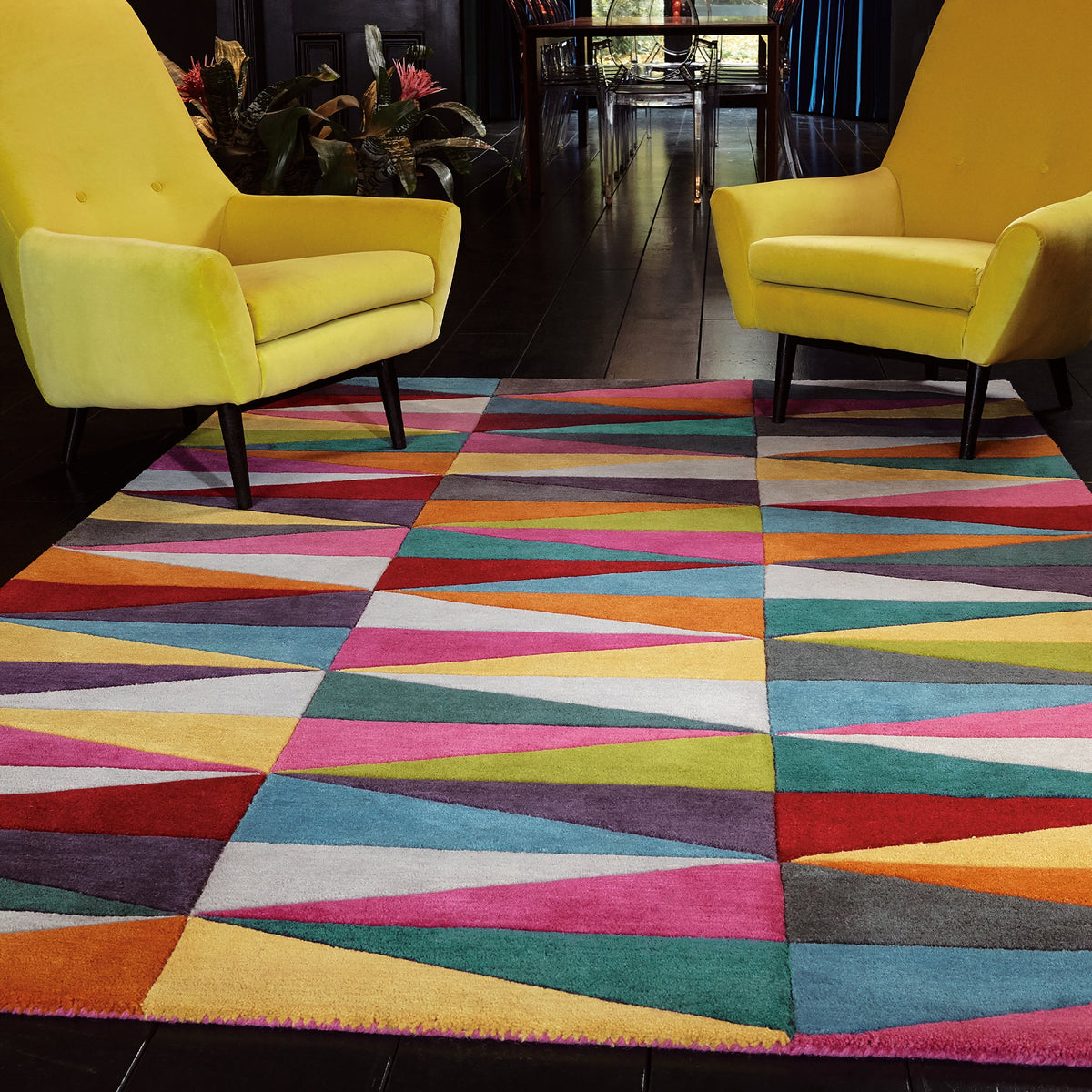 Funk 08 Triangles rug