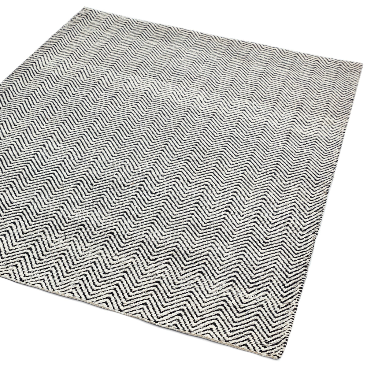 Ives Black and White rug