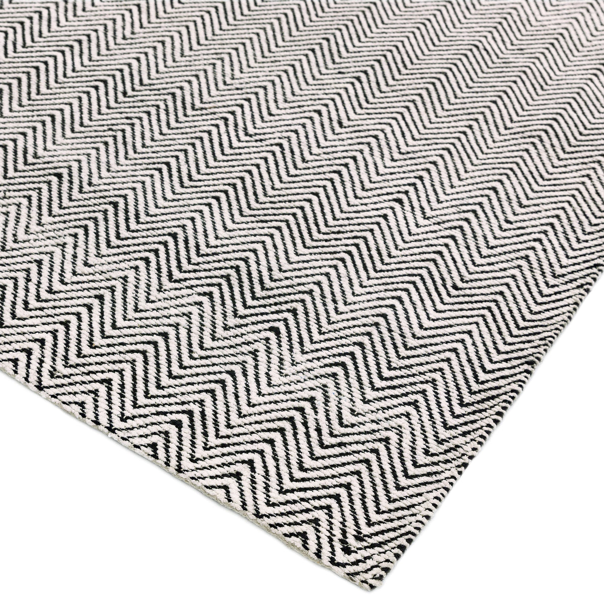 Ives Black and White rug
