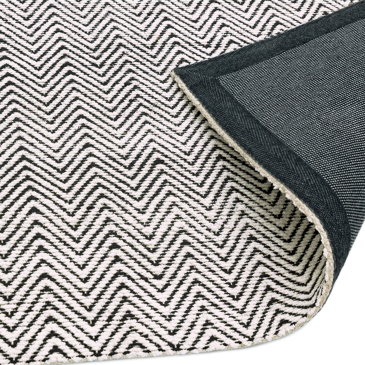 Ives Black and White rug