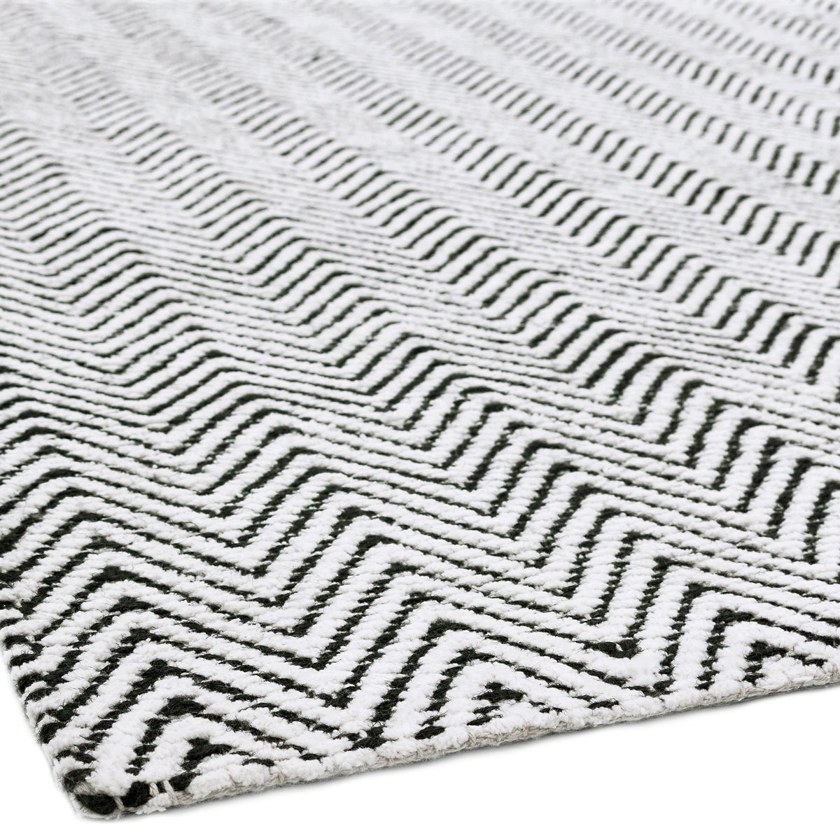 Ives Black and White rug