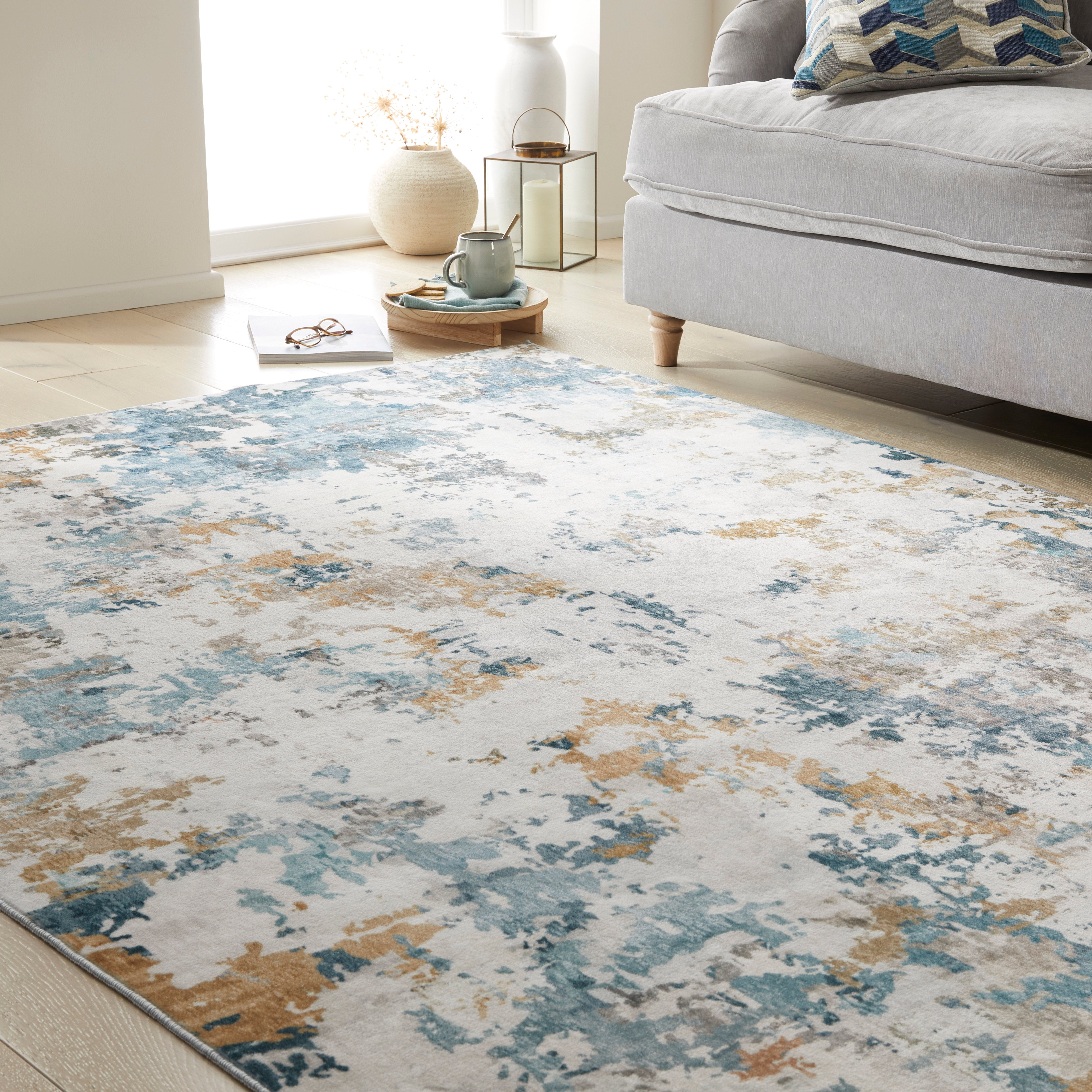 Liberty (Machine washable ) Lib 104 aqua