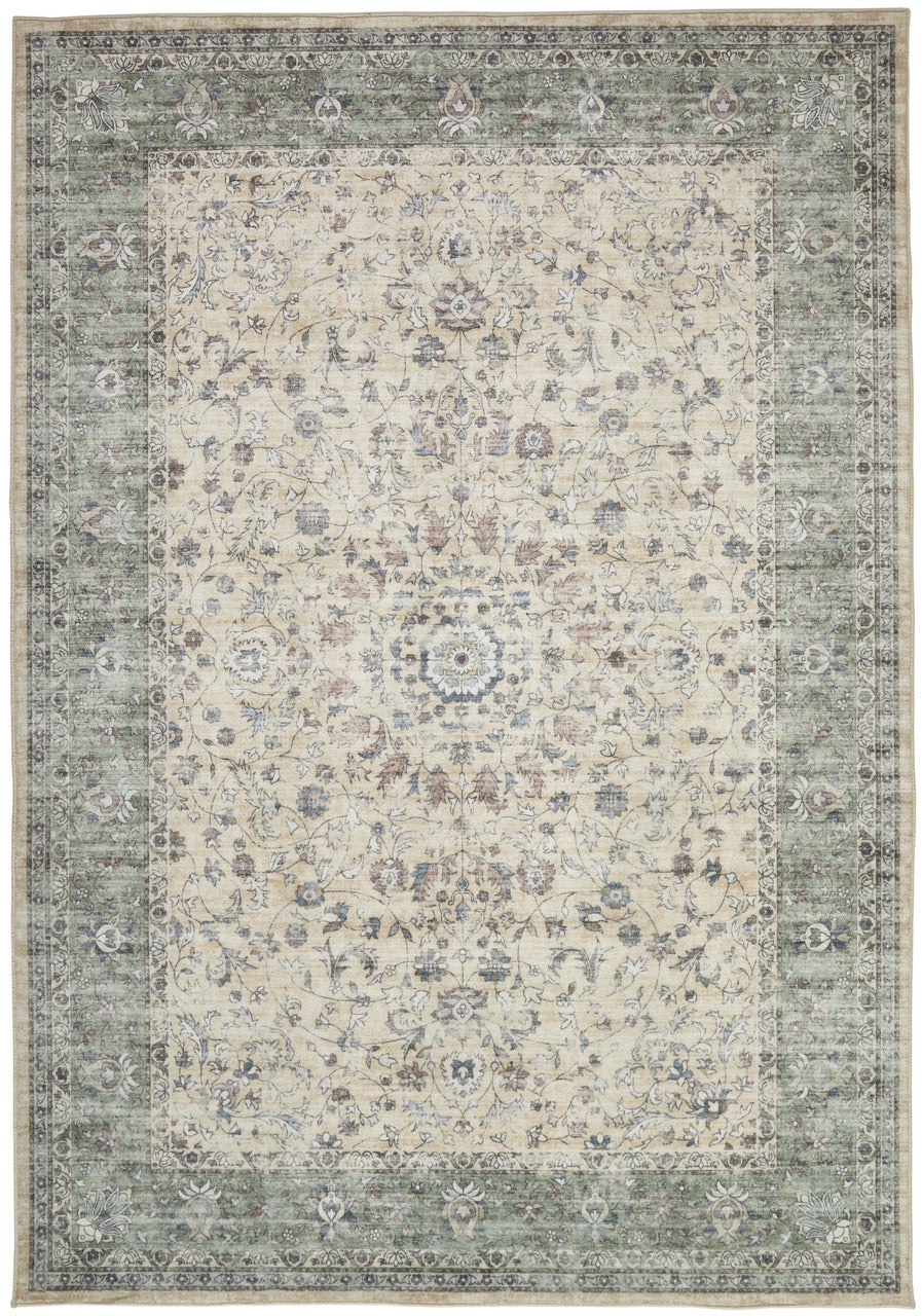 Liberty (Machine washable ) Lib 208 Cream Green