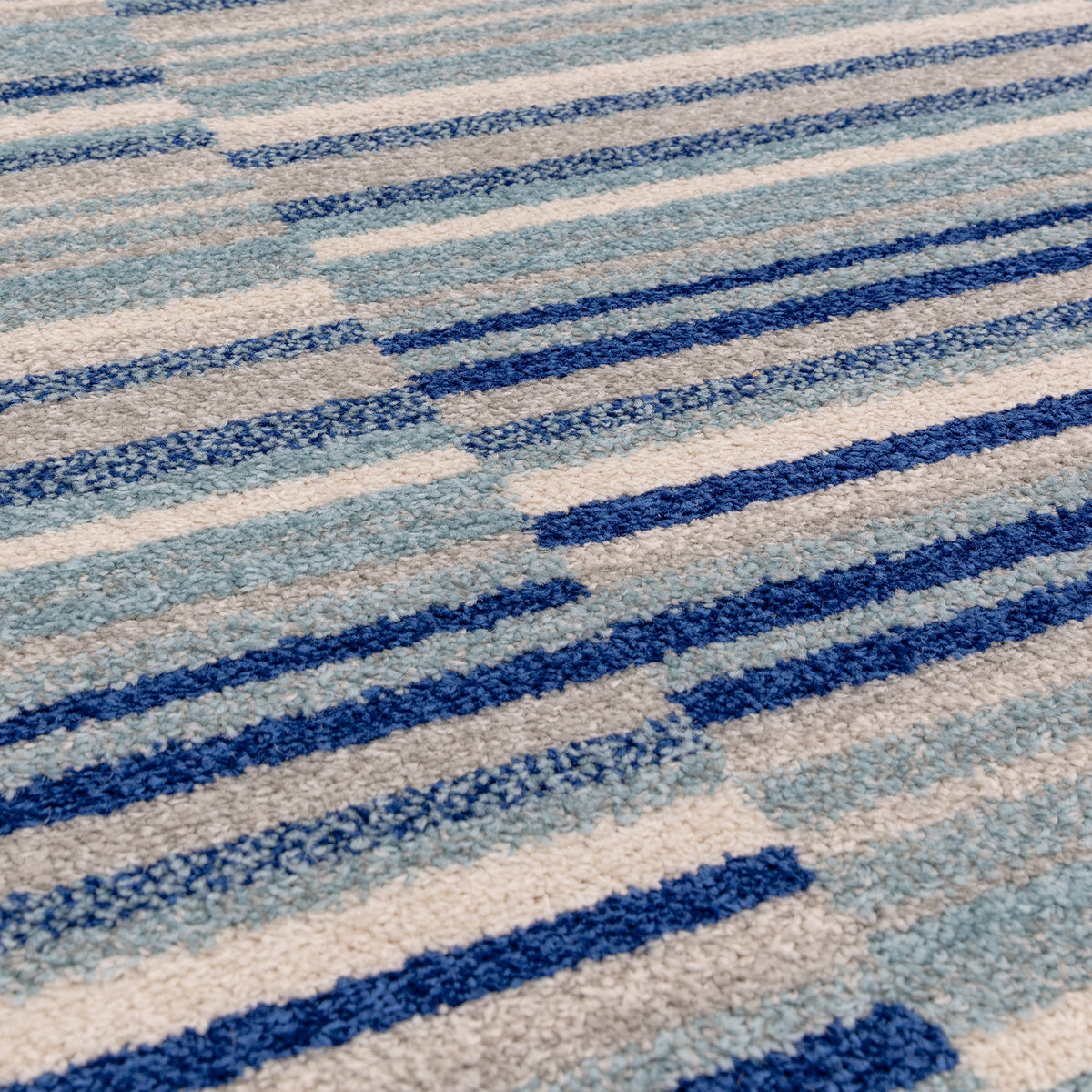Muse MU05 Blue Stripe rug