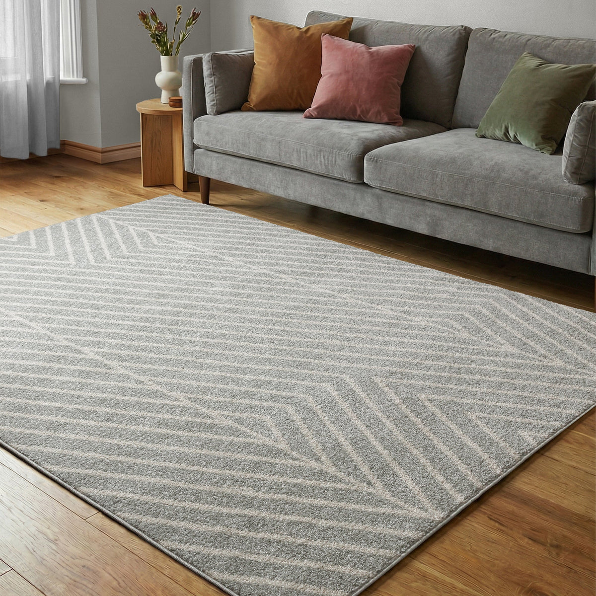 Muse MU09 Grey Linear rug