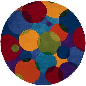 New Wave NW-037 Multicolour round rug