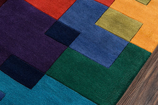 New Wave NW-049 Multicolour rug room setting