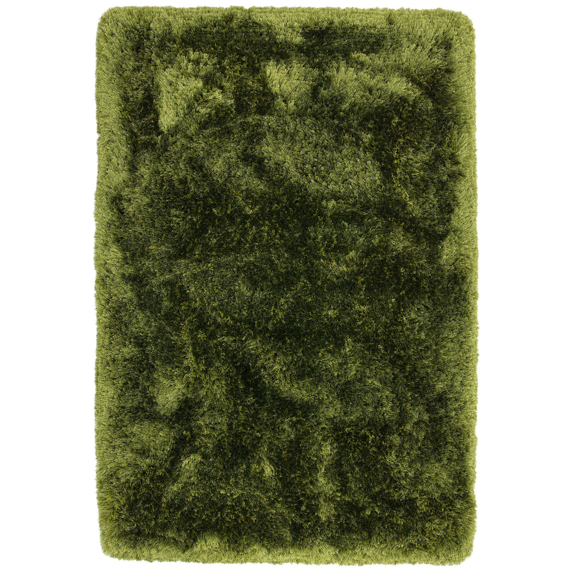 Plush Green shaggy rug