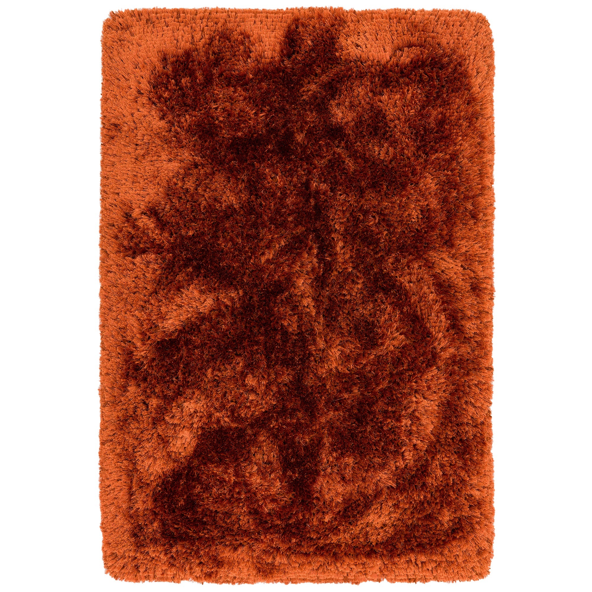 Plush Rust shaggy rug