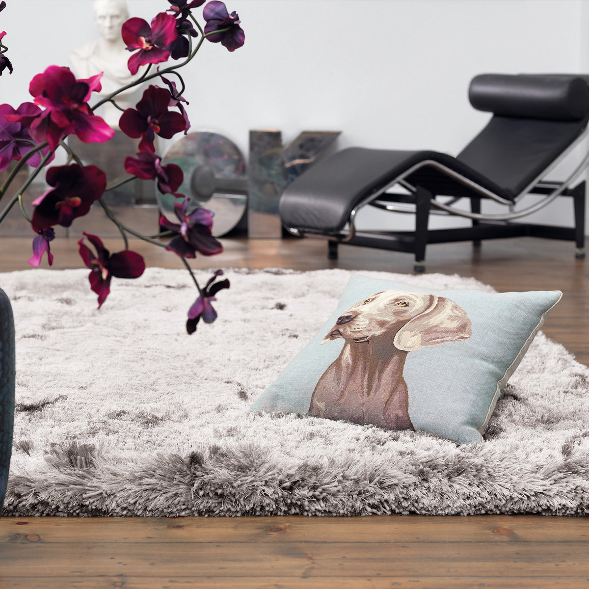 Plush Silver rug