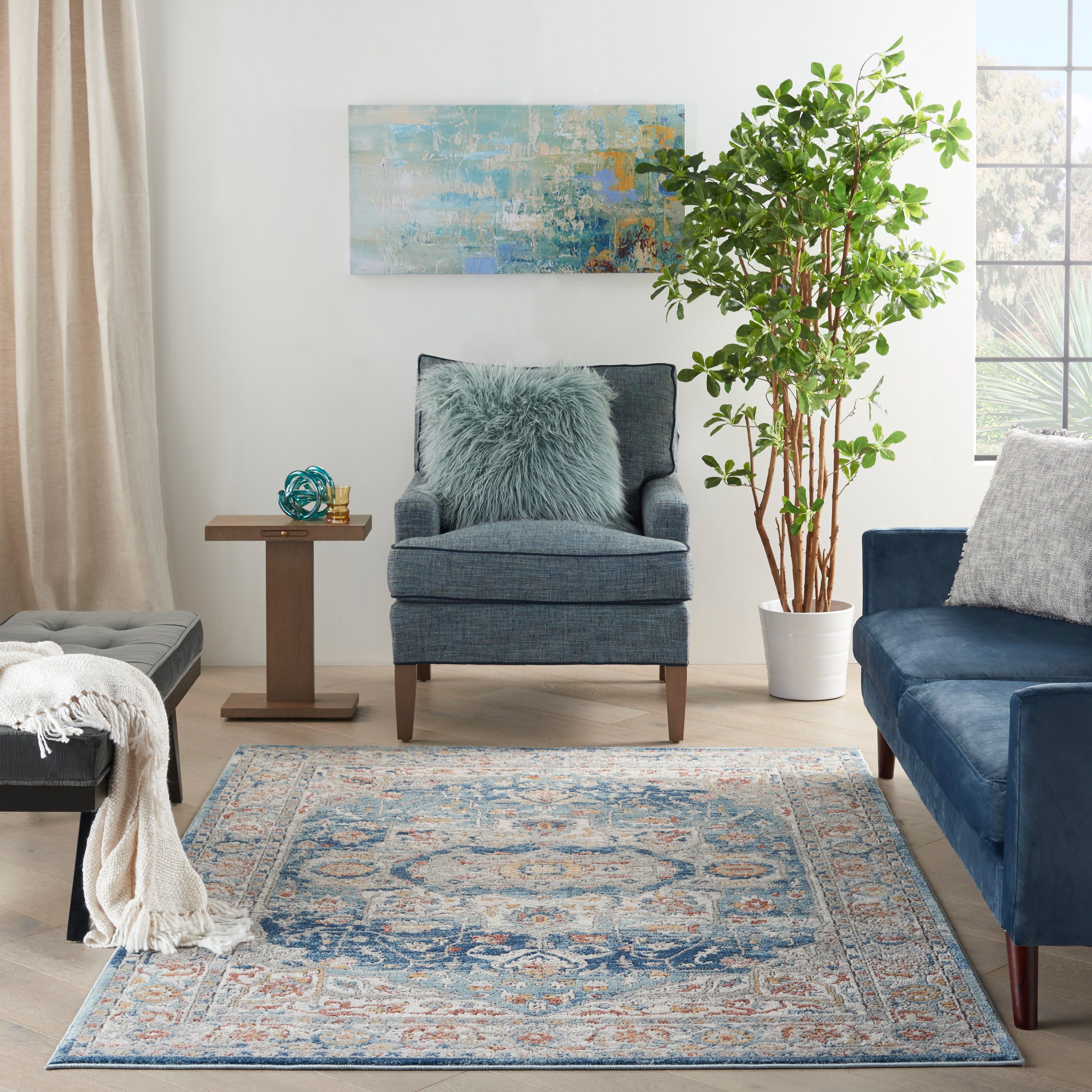 Quarry QUA011 Blue /Ivory