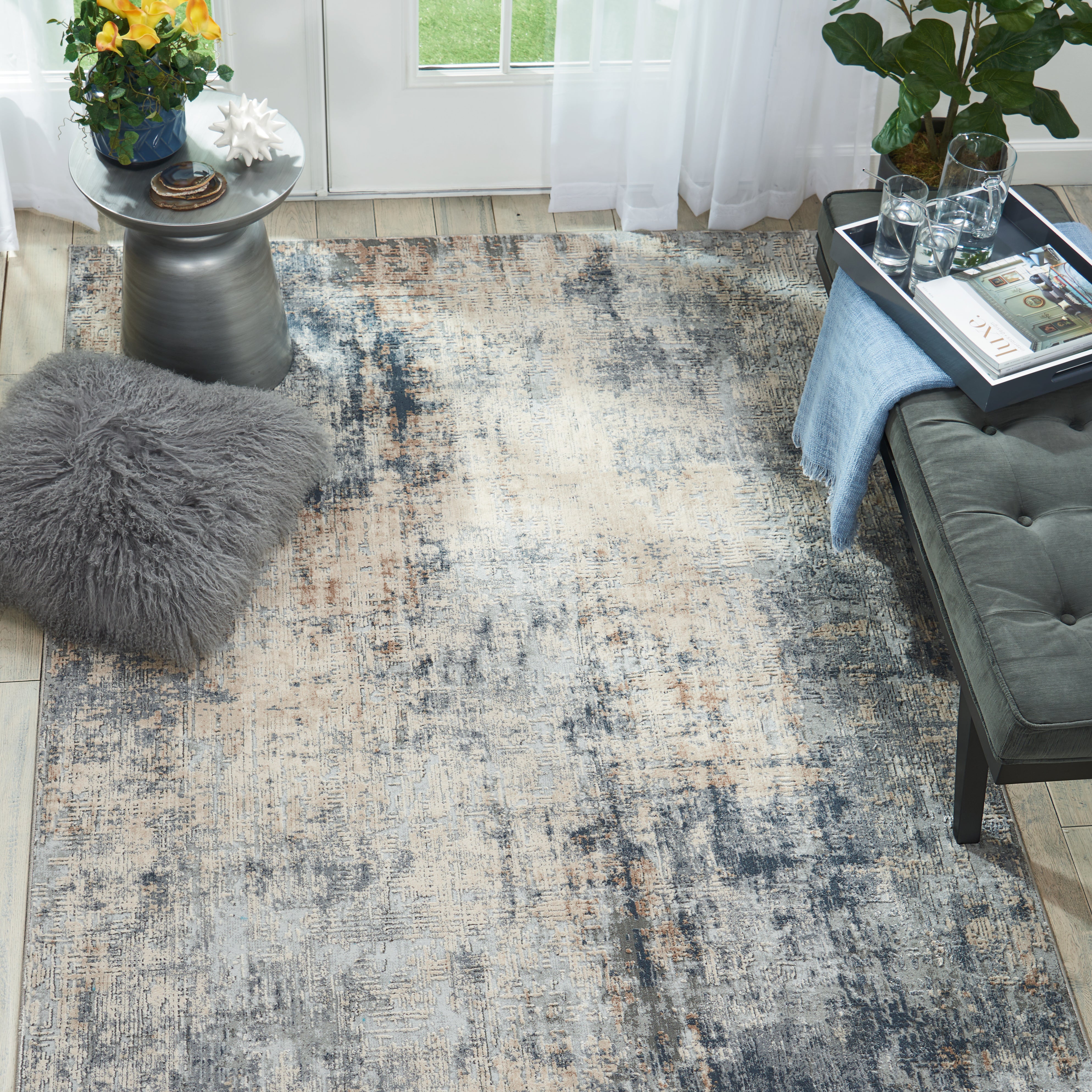 Rustic Textures RUS01 Beige Grey