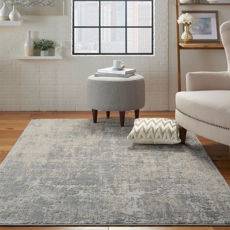 Rustic Textures RUS1 Ivory Silver