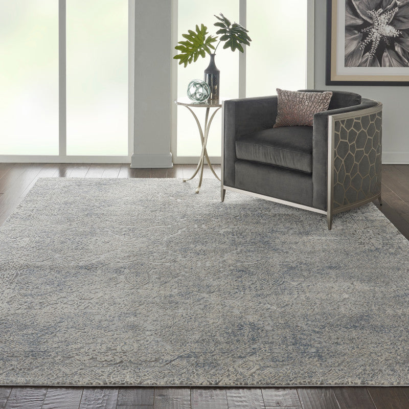 Rustic Textures RUS09 Ivory Light Blue