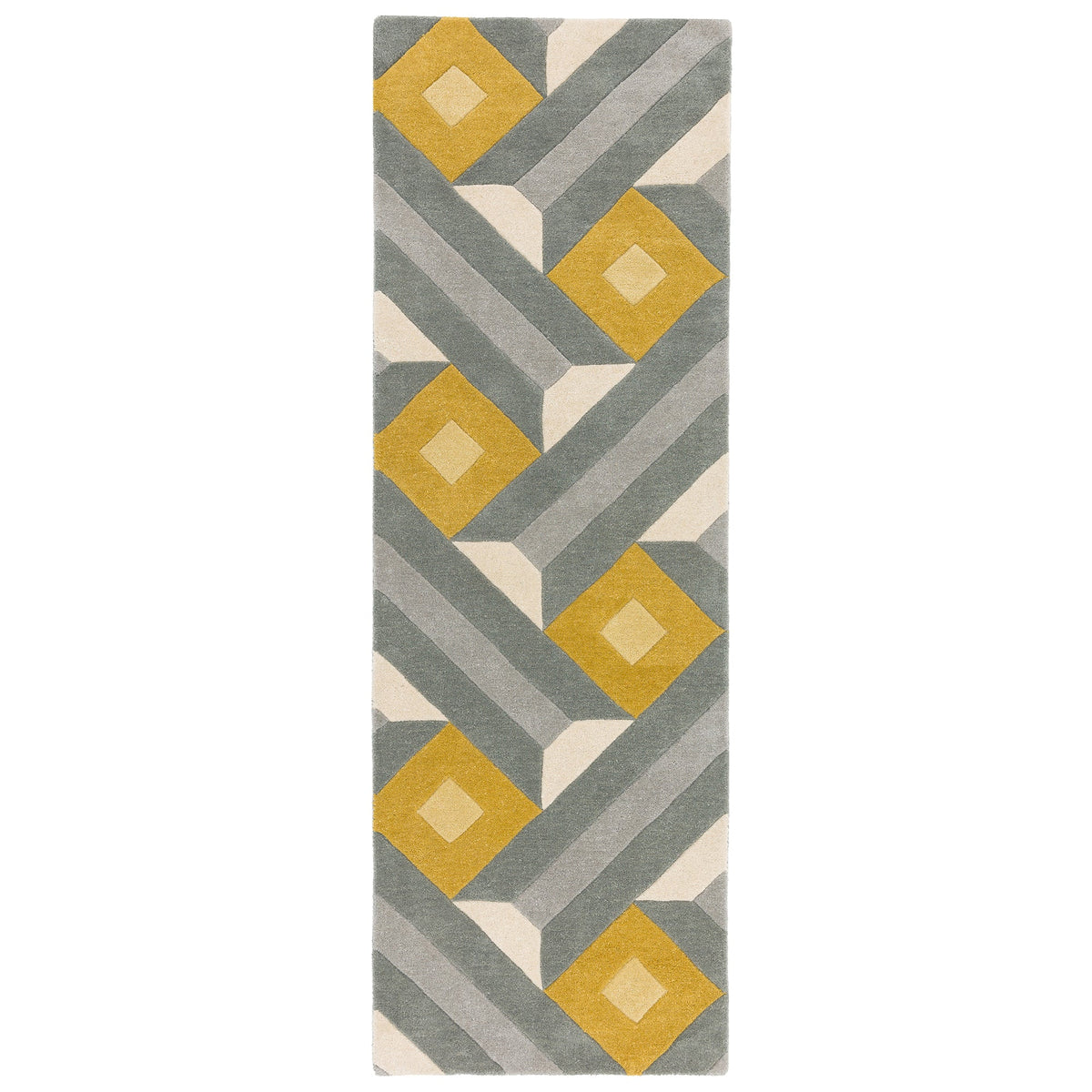 Reef RF01 Motif Ochre Grey rug