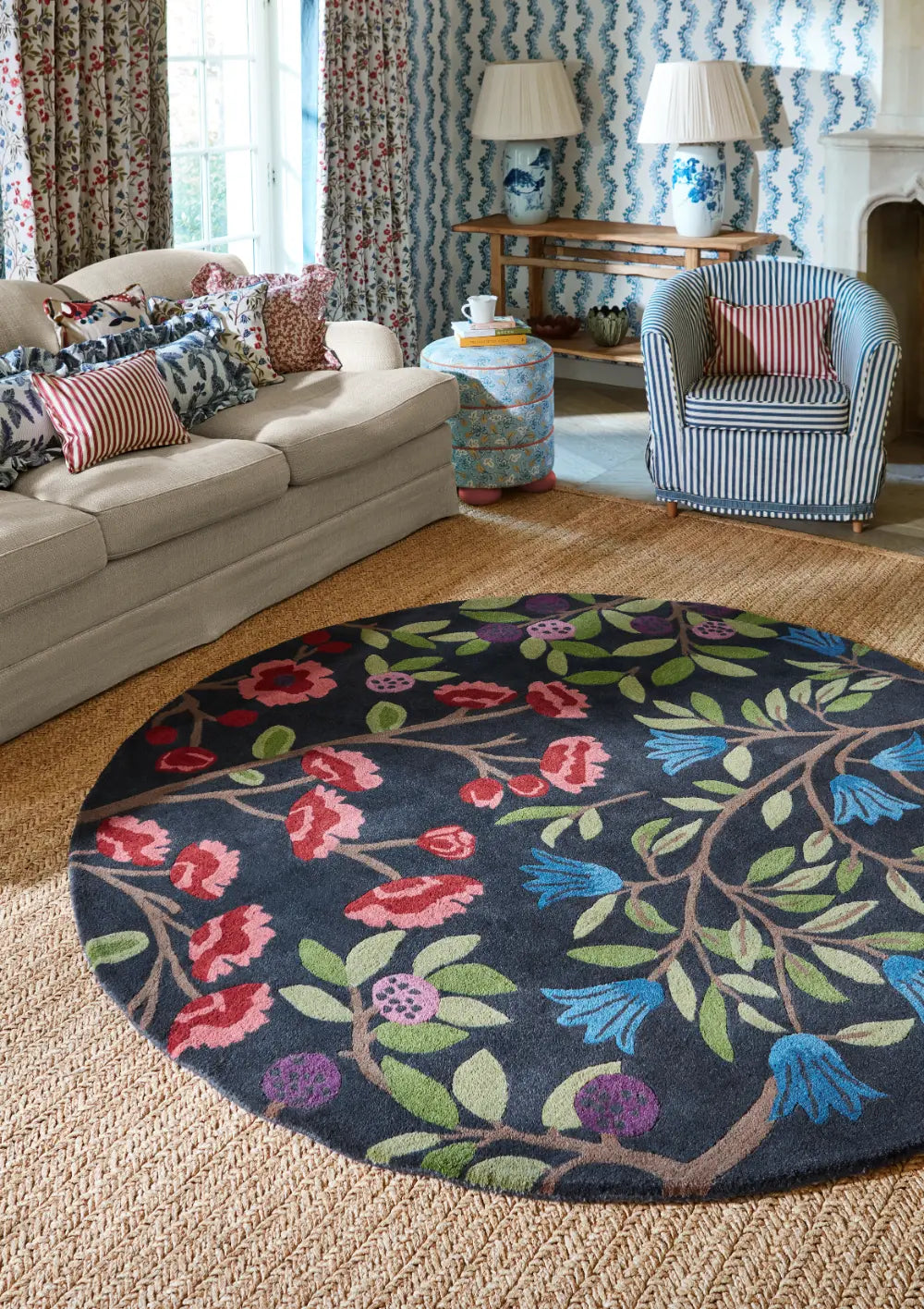 Sanderson Foraging Indigo 146618