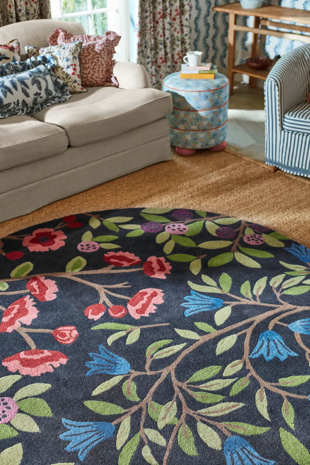 Sanderson Foraging Indigo 146618