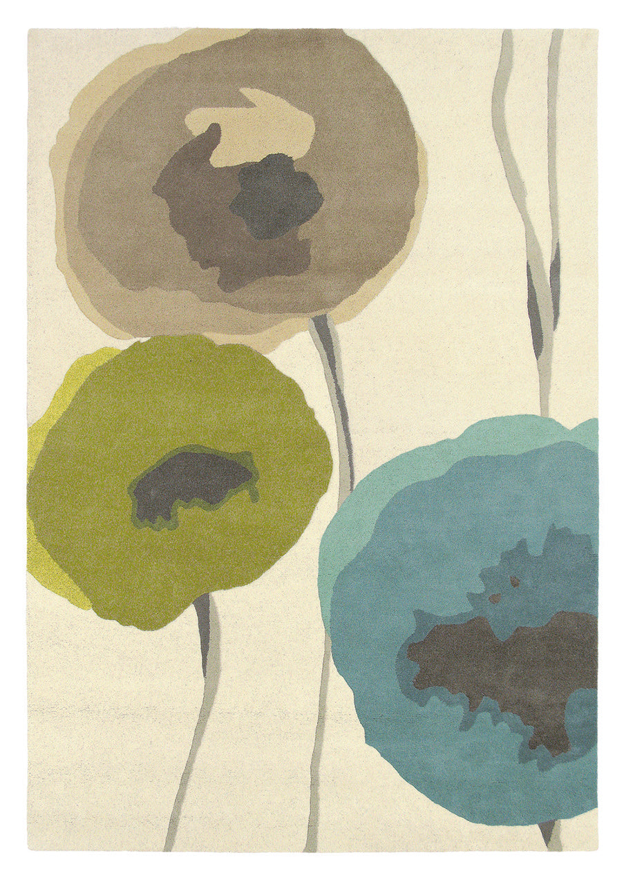 Sanderson Poppies 45701