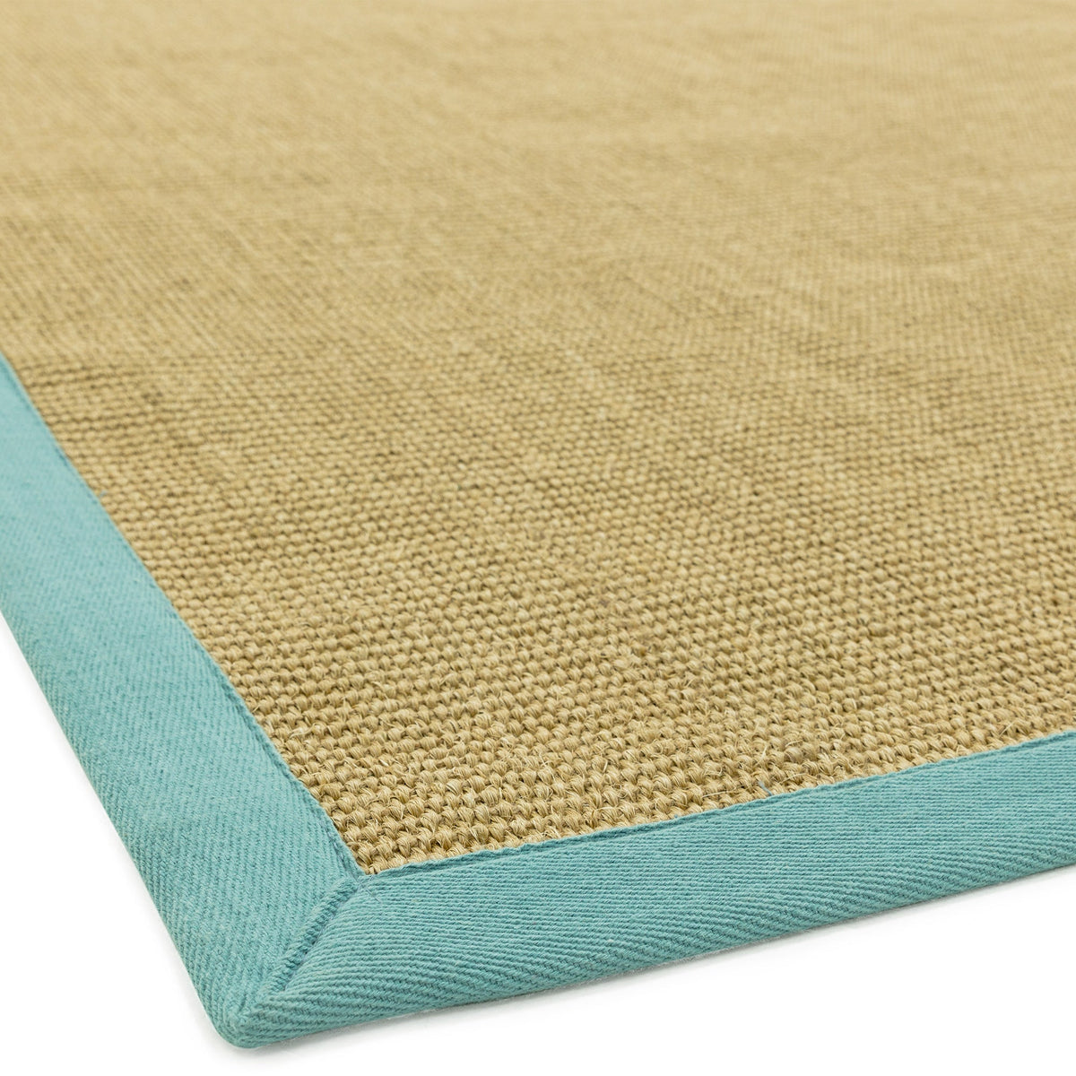 Sisal linen aqua rug