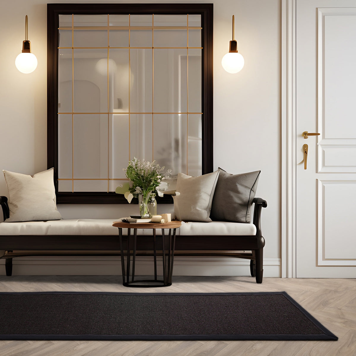 Sisal Black rug