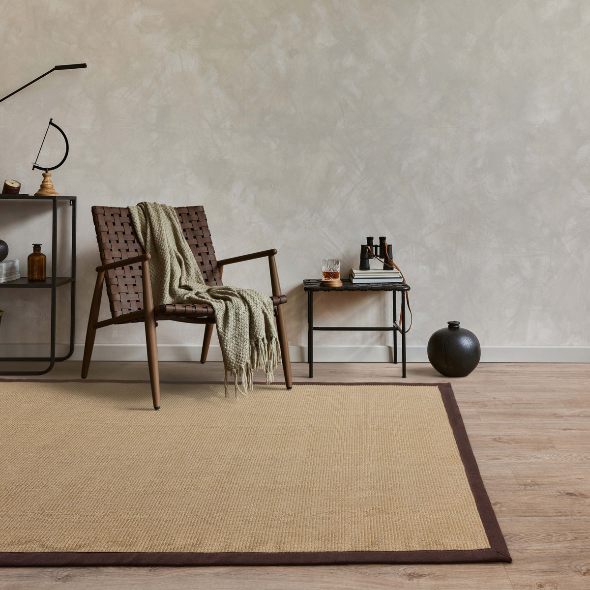 Sisal Linen Chocolate rug