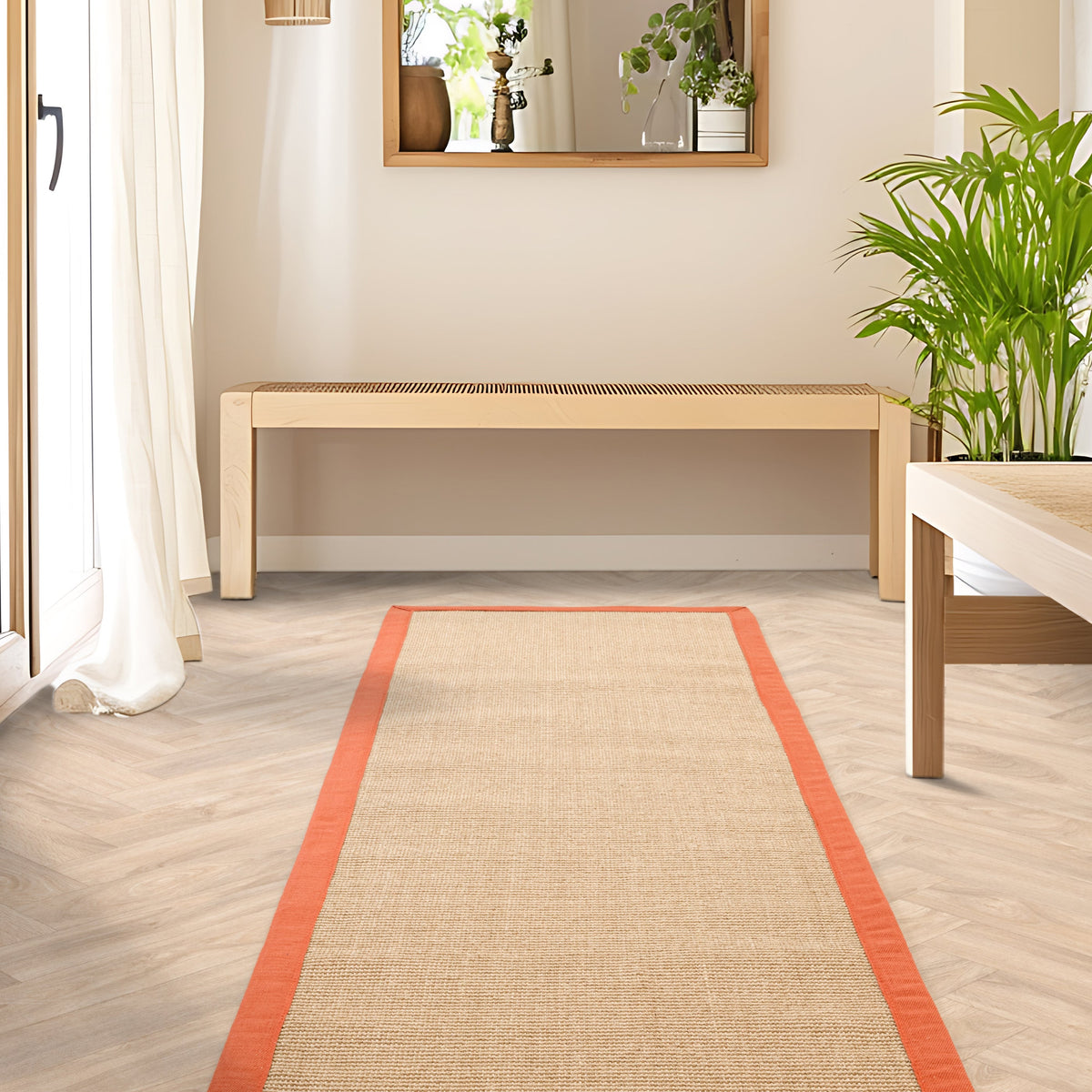 Sisal Linen Orange rug