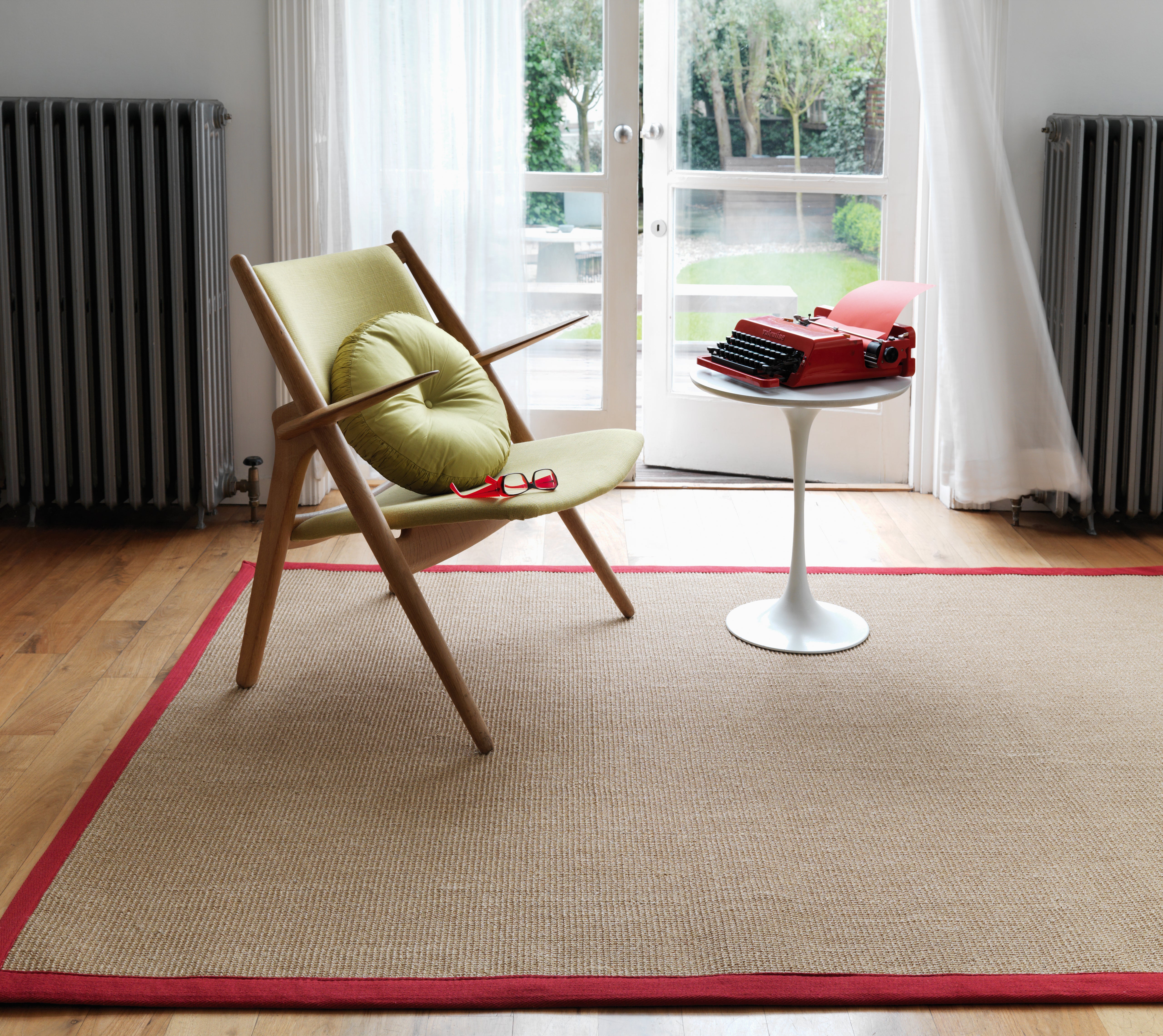 Sisal Linen Red