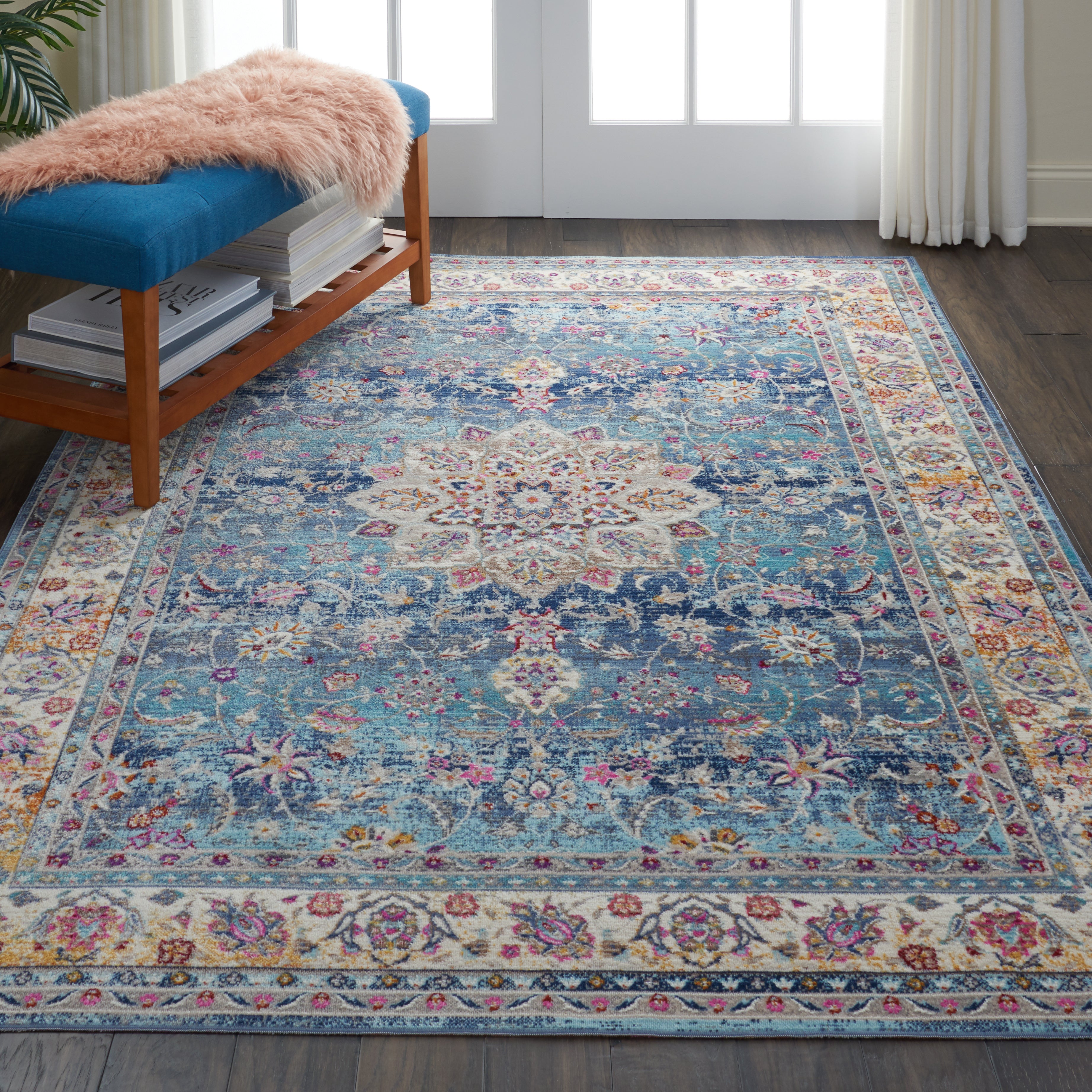 Vintage Kashan VKA 01 Blue