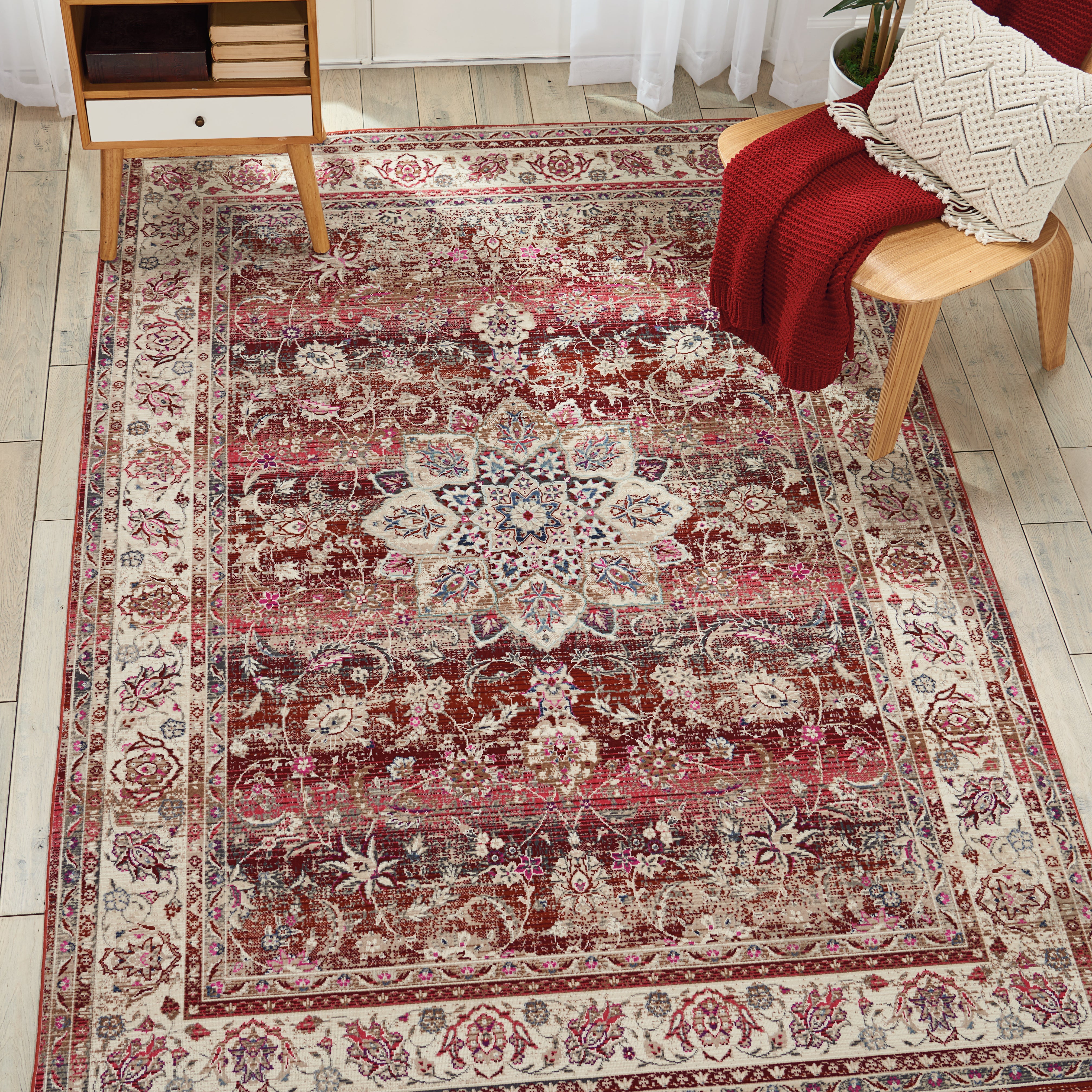 Vintage Kashan VKA 01 Red