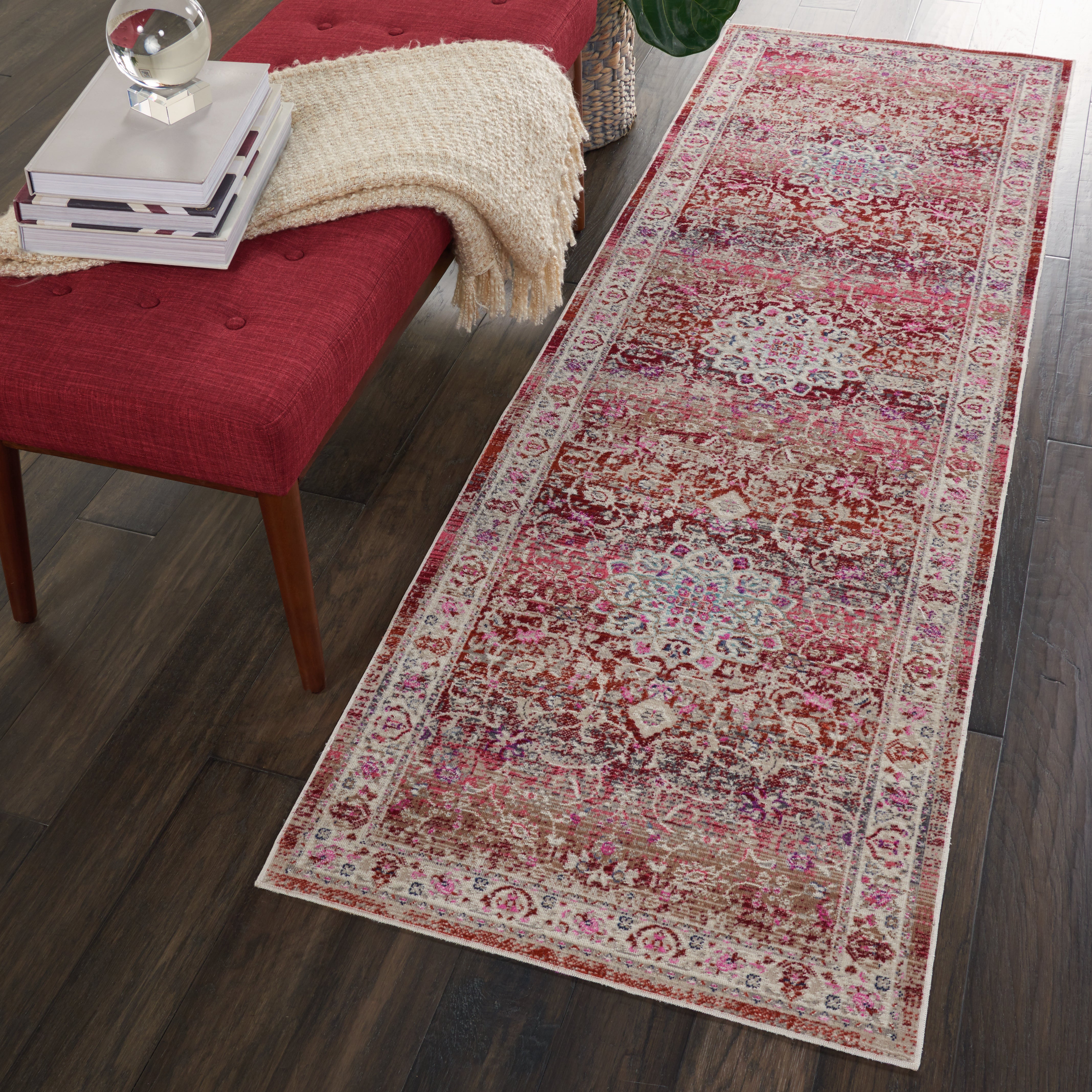 Vintage Kashan VKA 01 Red
