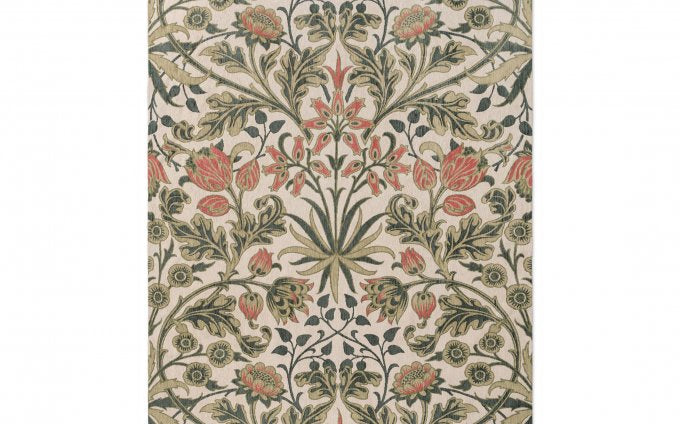 Morris & Co Hyacinth Natural rug full flat view