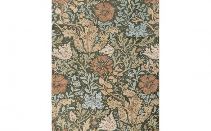 Morris & Co Compton Trellis rug full flat view