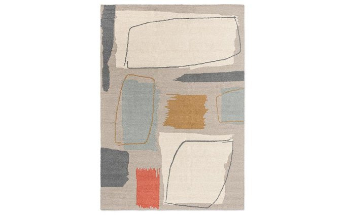 Scion Composition Amber rug full flat view