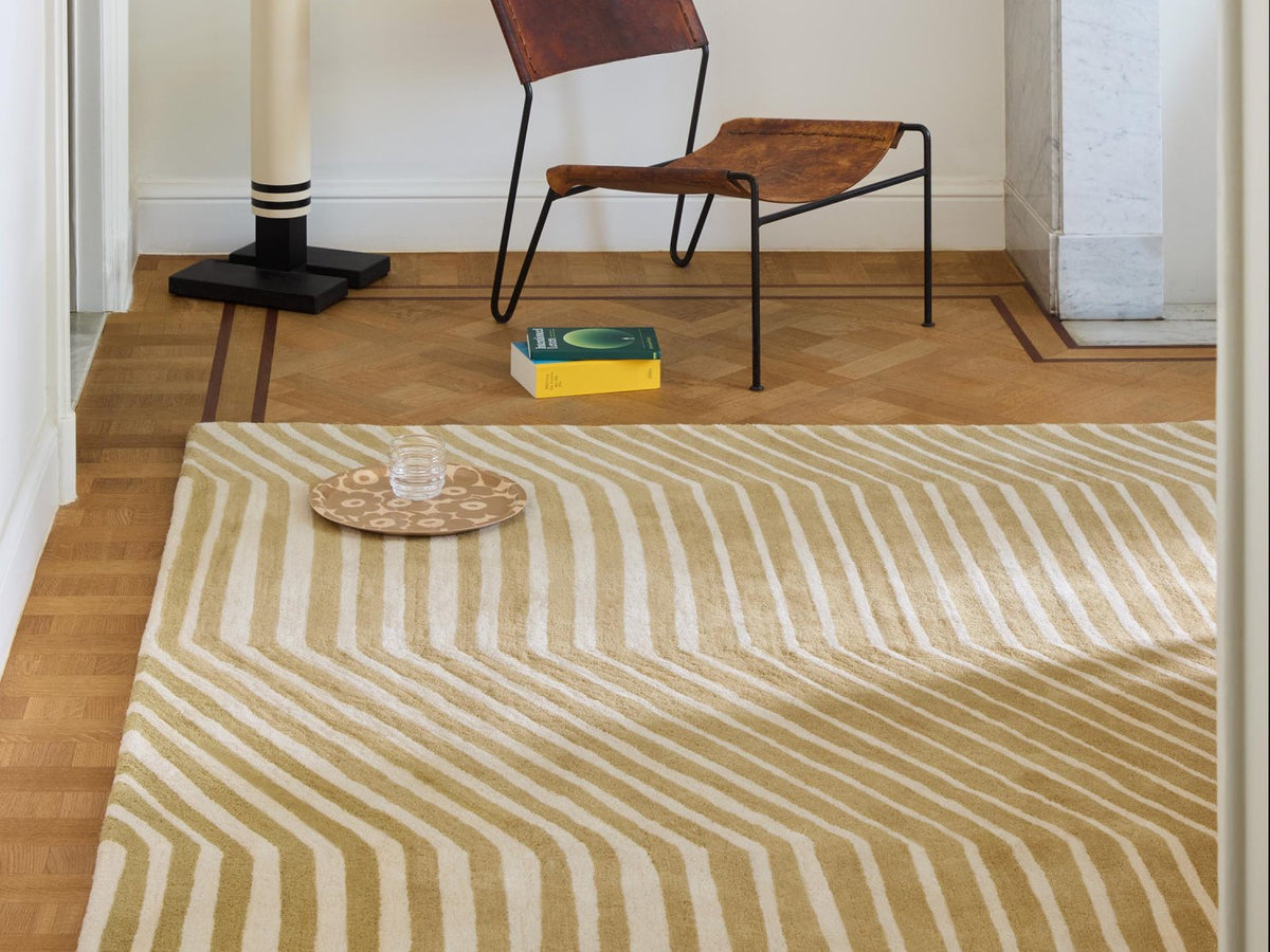 Marimekko Kalasaaski Brass rug | Kelaty